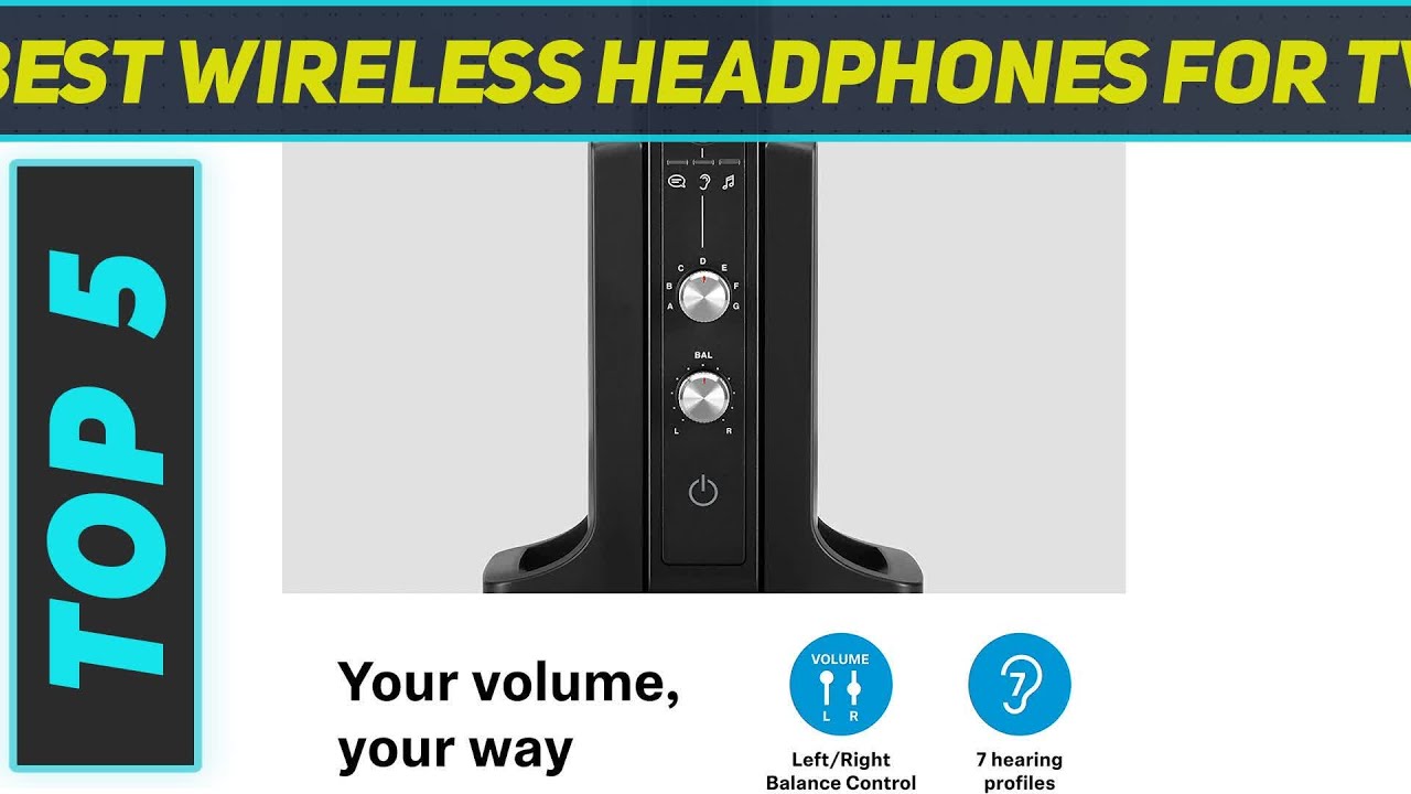 Top 5 Best Wireless Headphones For Tv 2023