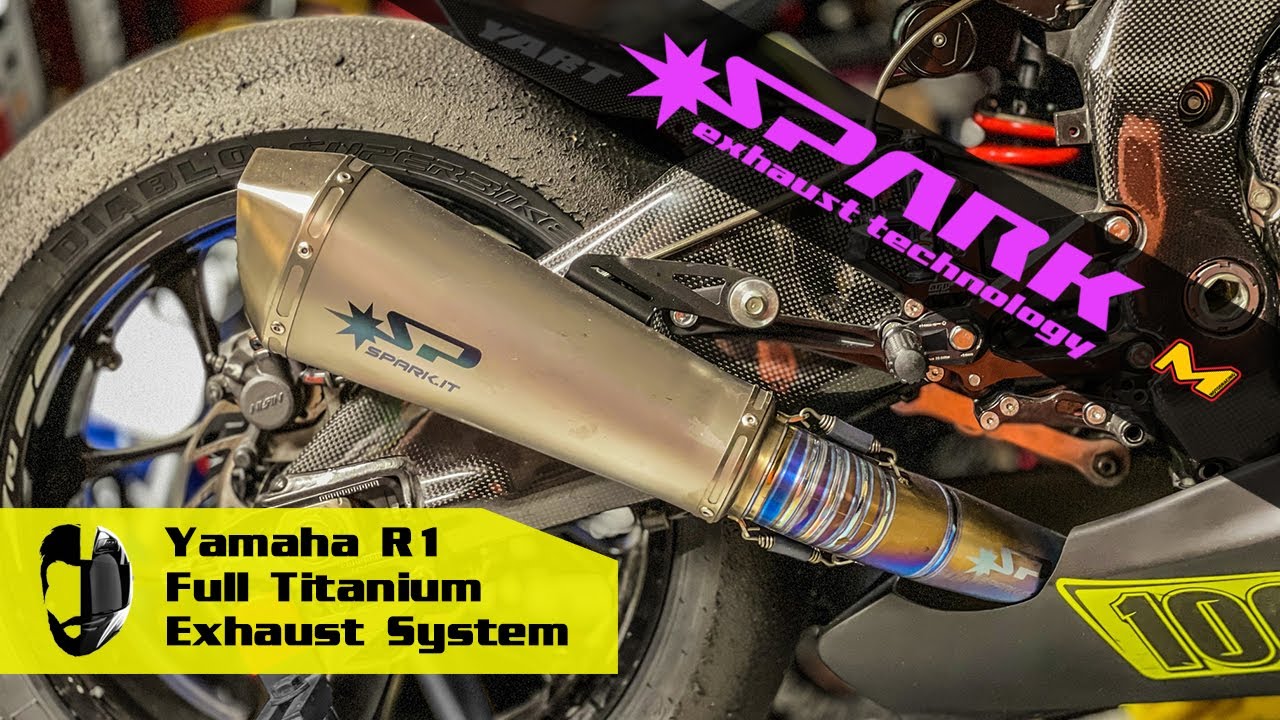 The full TITANIUM Spark exhaust for the Yamaha R1 is here!! WSBK SPEC