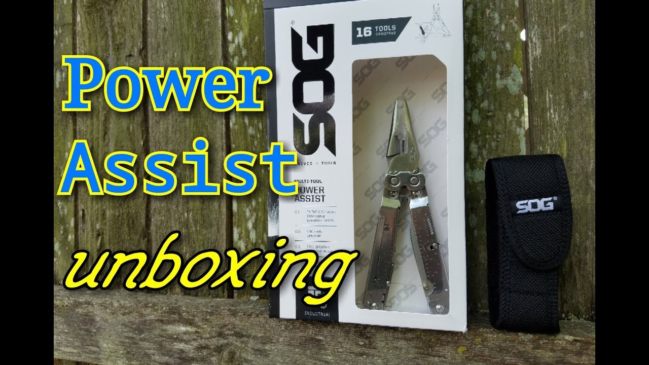 SOG PowerAssist multi-tool first look unboxing