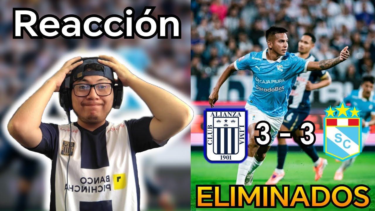 Alianza Lima vs Sporting Cristal (3-3) | Reacción de un hincha Blanquiazul | PLAYOFF VUELTA 2025