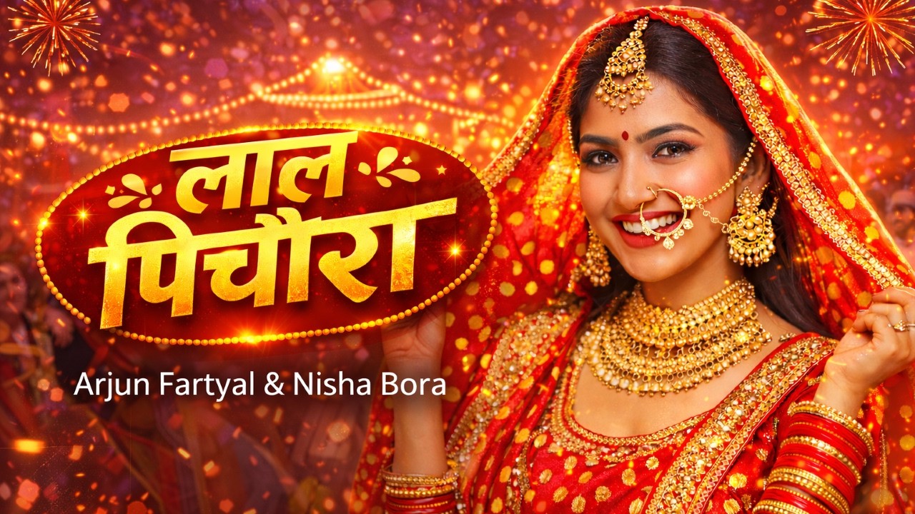 Laal Pichora ❤️ | Kumaoni Wedding Dance Song | Arjun Fartyal & Nisha Bora | लाल पिछौरा