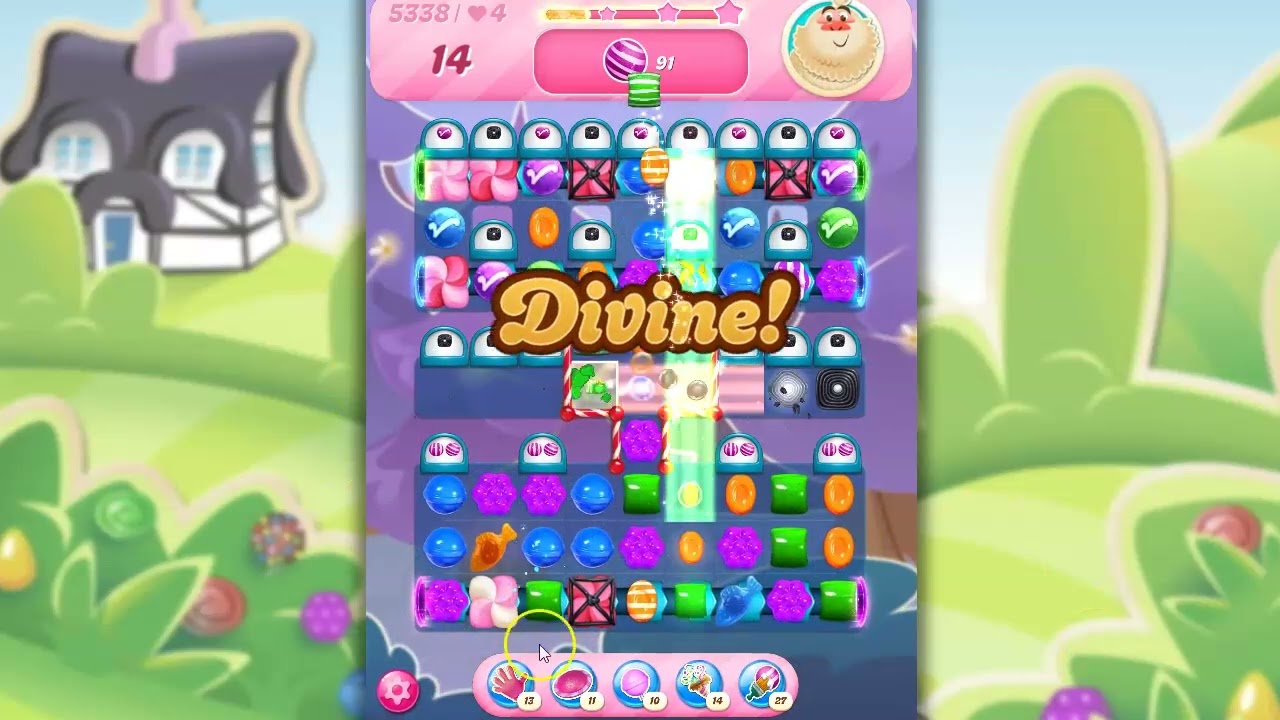 Candy Crush Level 5338 Talkthrough, 31 Moves 0 Boosters