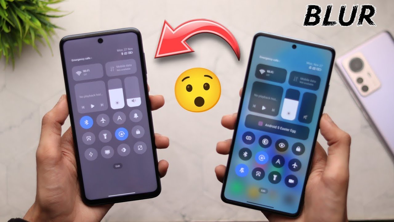 Enable Blur On HyperOS Control Centre 😯 | HyperOS Control Centre Background Blur!