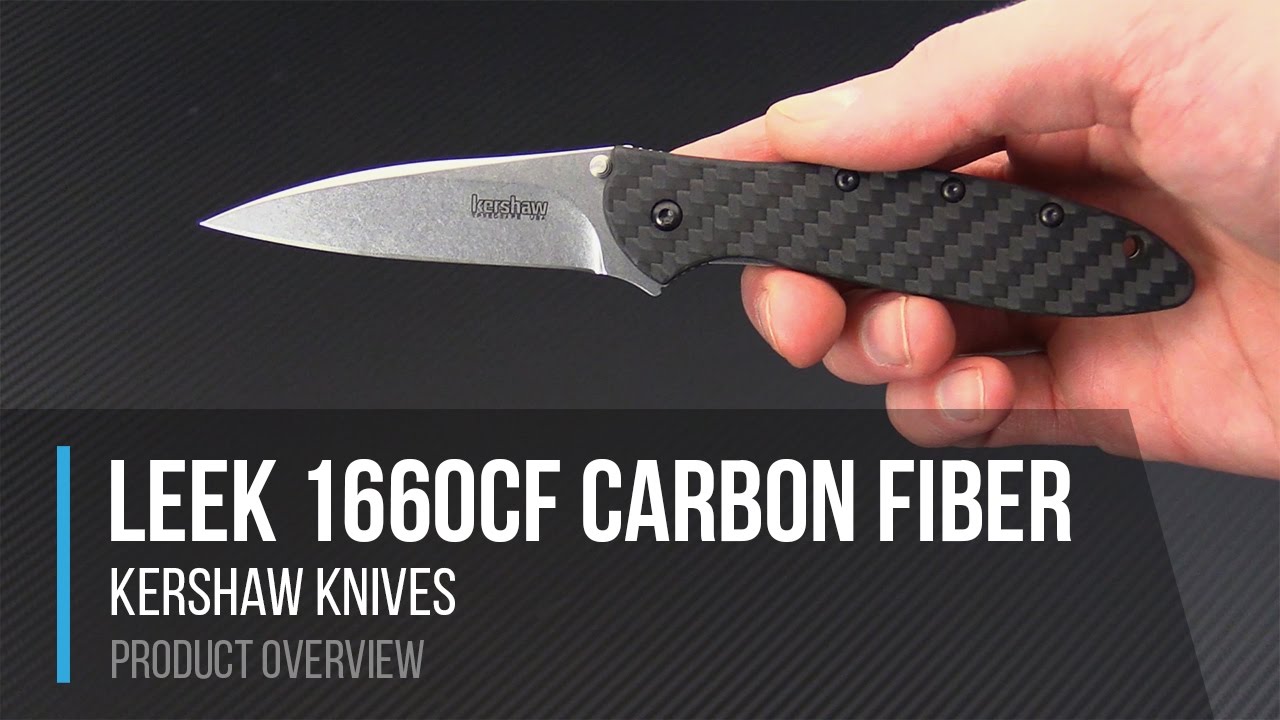 Kershaw Leek 1660CF Carbon Fiber and CPM 154 Speed Safe Folder Overview