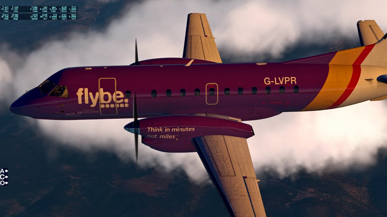 X Plane 11 SAAB 340 Carenado