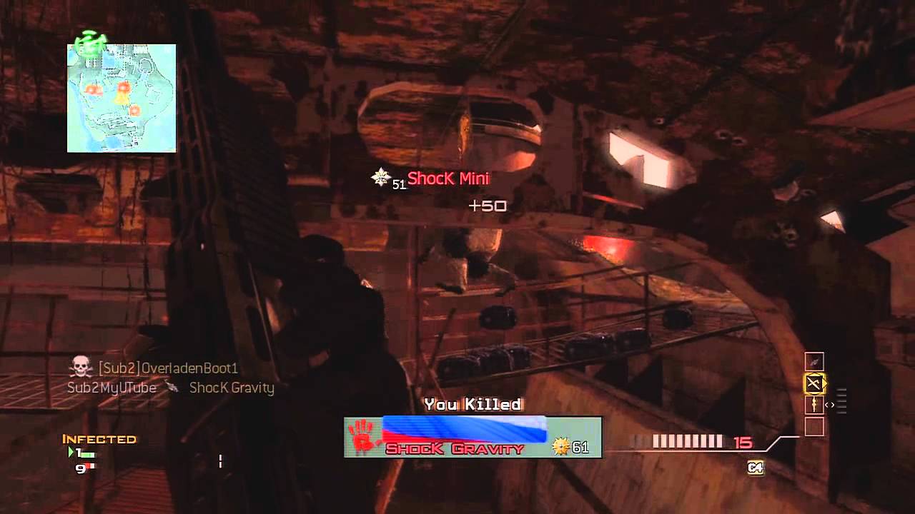 MW3 - 340 Kill Infected Game on Aground! (Modern Warfare 3 Infected)