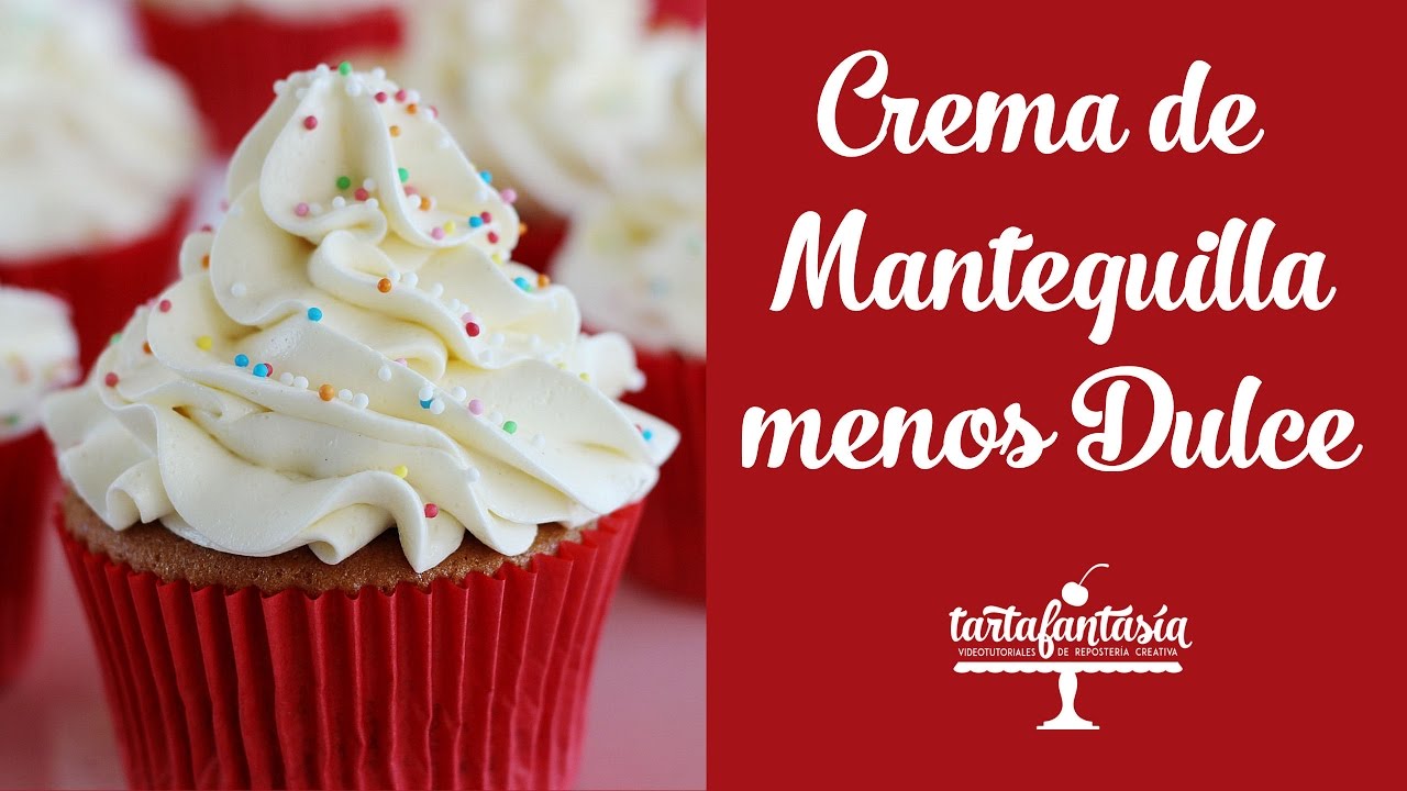 Crema de Mantequilla menos dulce