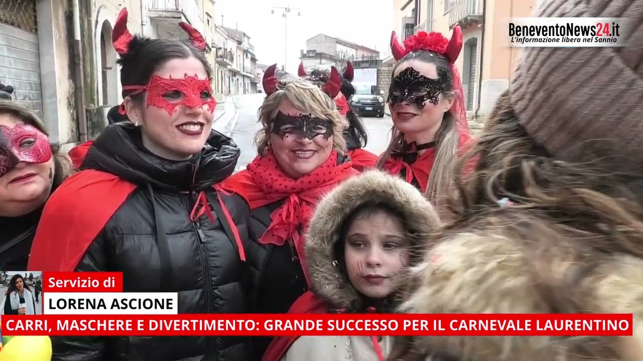CARRI, MASCHERE E DIVERTIMENTO: GRANDE SUCCESSO PER IL CARNEVALE LAURENTINO