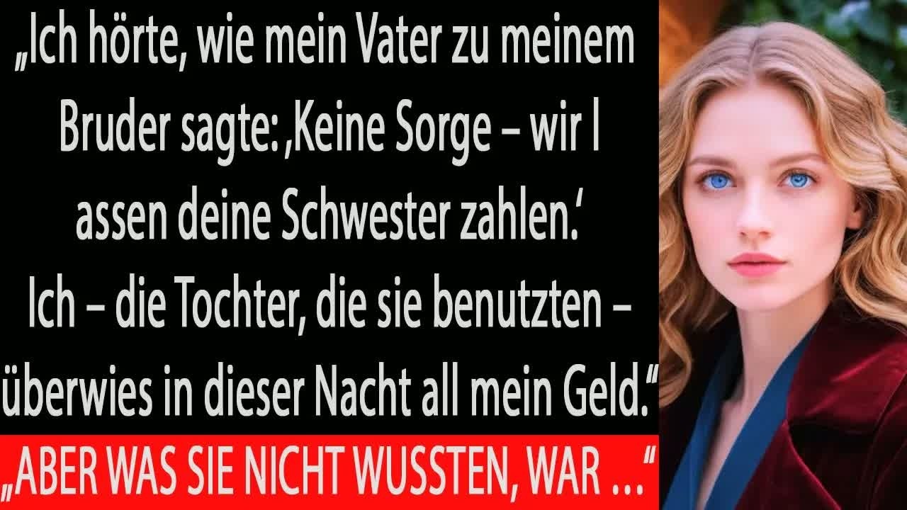 Vater und Bruder wollten mich ausnehmen doch ich hatte einen Plan, der ihre Gier über Nacht been