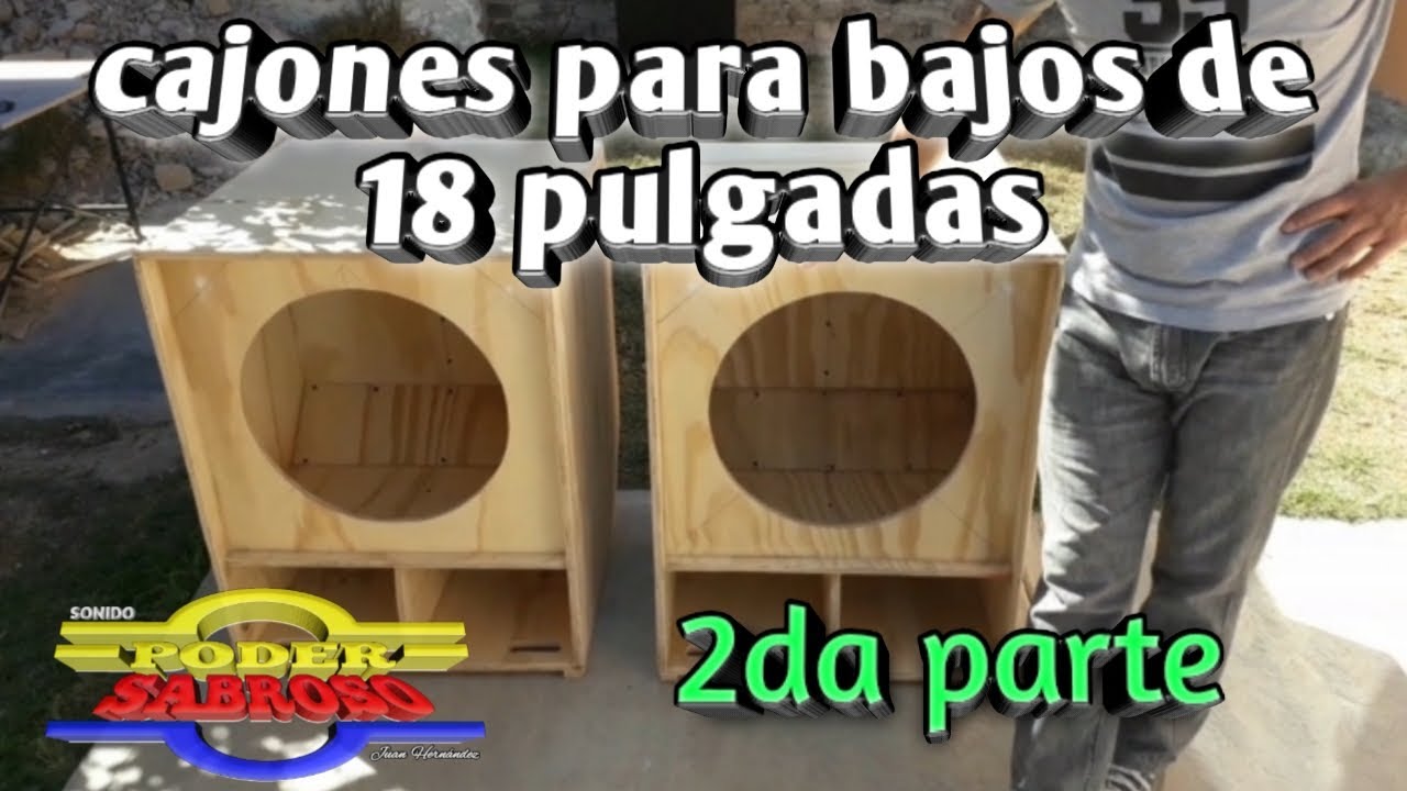 Cajones para bajos de 18