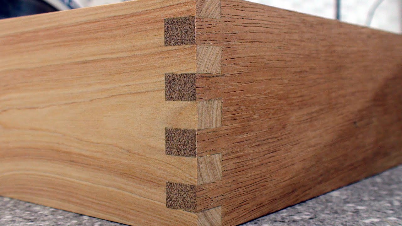 How to make box joints step by step. Dave Stanton easy woodworking