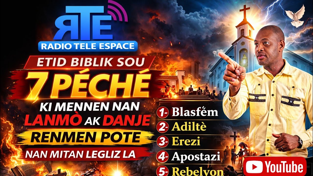 ETID BIBLIK SOU 7 PÉCHÉ KI MENNEN NAN LANMÒ / AVÈK PAST AROLD FLEURIMOND