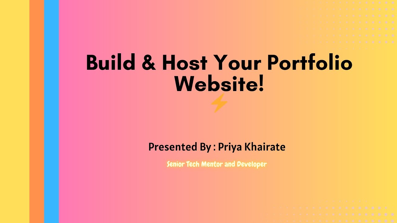 📝 Launch Your Portfolio Today! Full Guide + Hosting 🌐