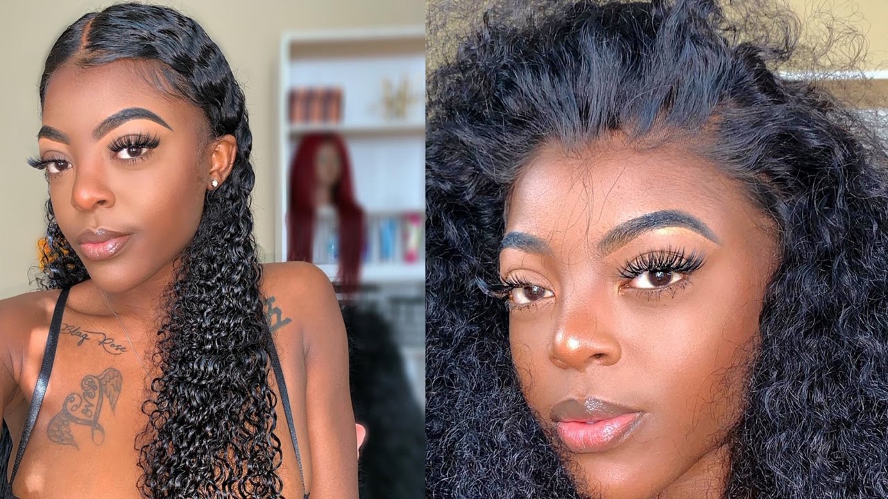 WHAT LACE???? VERY DETAILED ALL GLUELESS Wig Install! FT. WEST KISS HAIR BEGINNER FRIENDLY