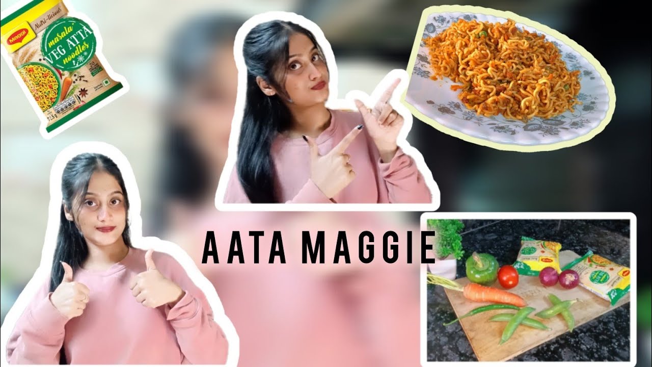 How To Make Veg Atta Maggie? Veg Atta Maggie kaise Banaye?😋