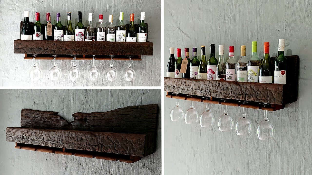 DIY wine rack