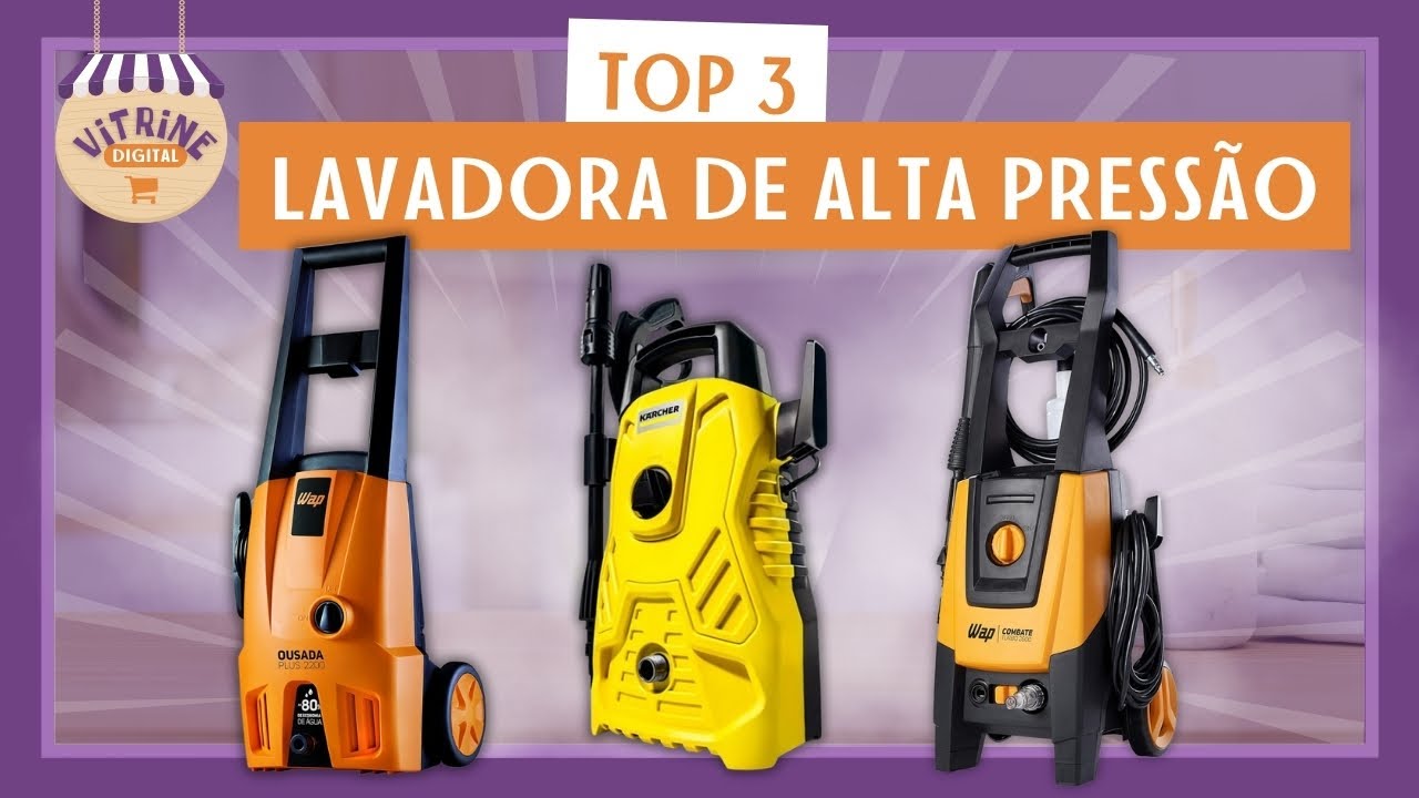 MELHOR LAVADORA DE ALTA PRESSÃO DE 2025! Top 3: A melhor lavadora de alta pressão custo-benefício!