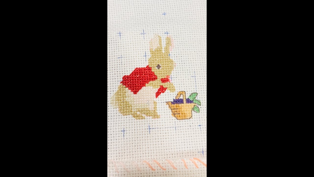 【刺繍】ピーターラビット73号③　#ばけばけ感想　おトキが怪我〜😭