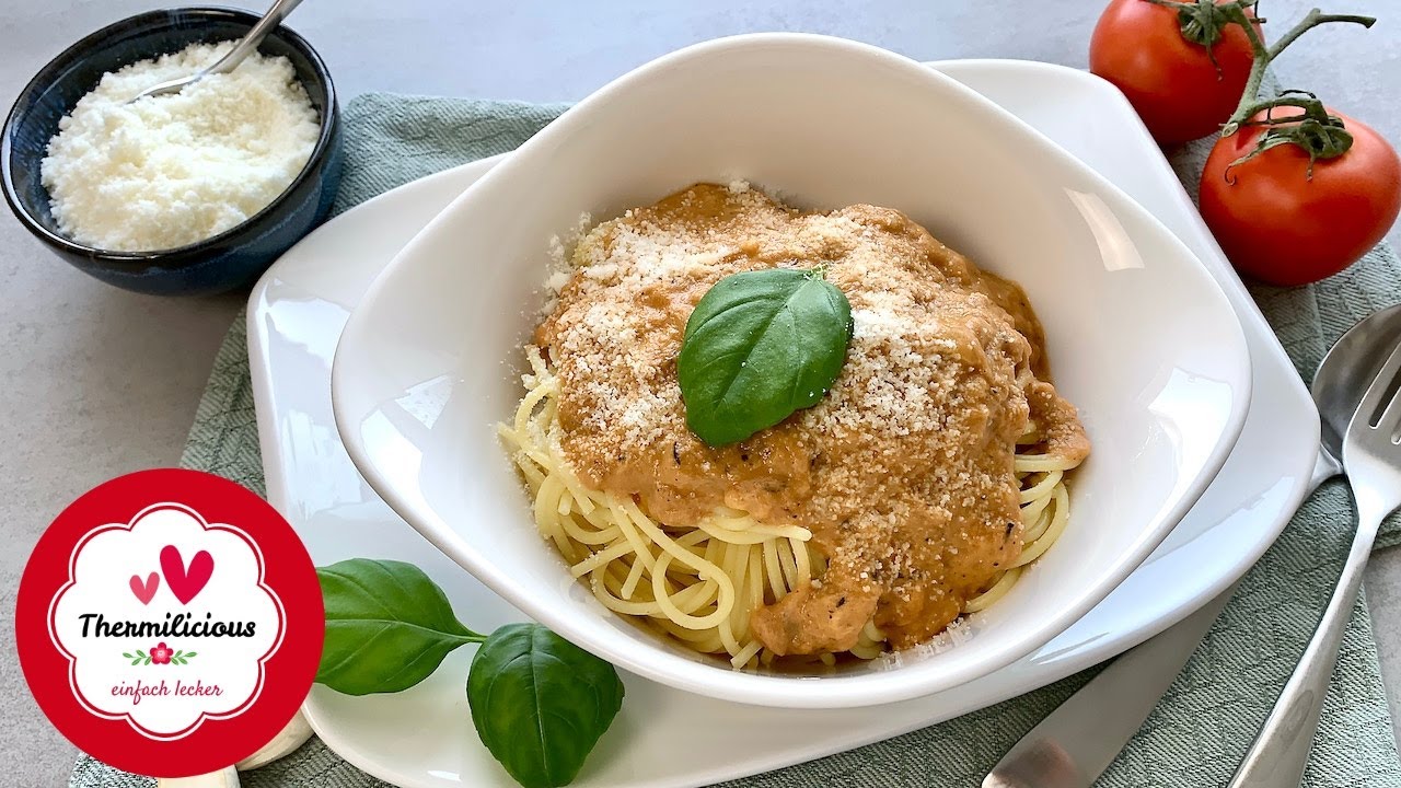 Spaghetti mit schneller Thunfischsauce   Thermomix® TM31/TM5/TM6