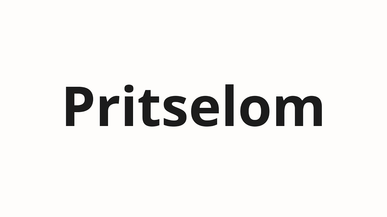 How to pronounce Pritselom | Прицелом (At gunpoint in Russian)