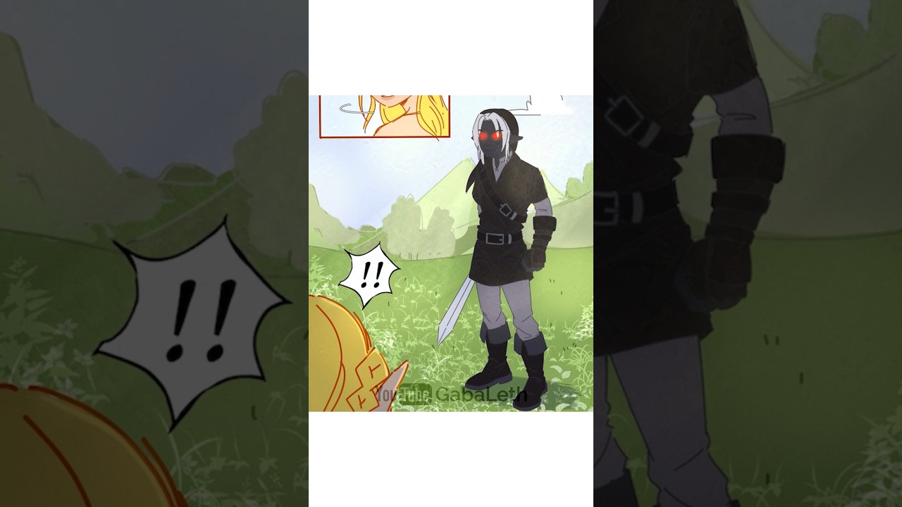 When you rescue Zelda as Dark Link