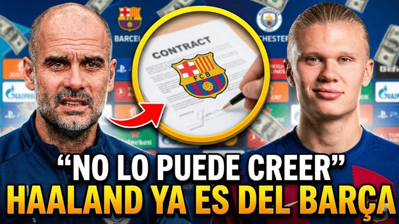 💥📢 ¡ES OFICIAL! LAPORTA REVELA EL FICHAJE DE HAALAND PARA EL BARCELONA: BOMBAZO INESPERADO HOY