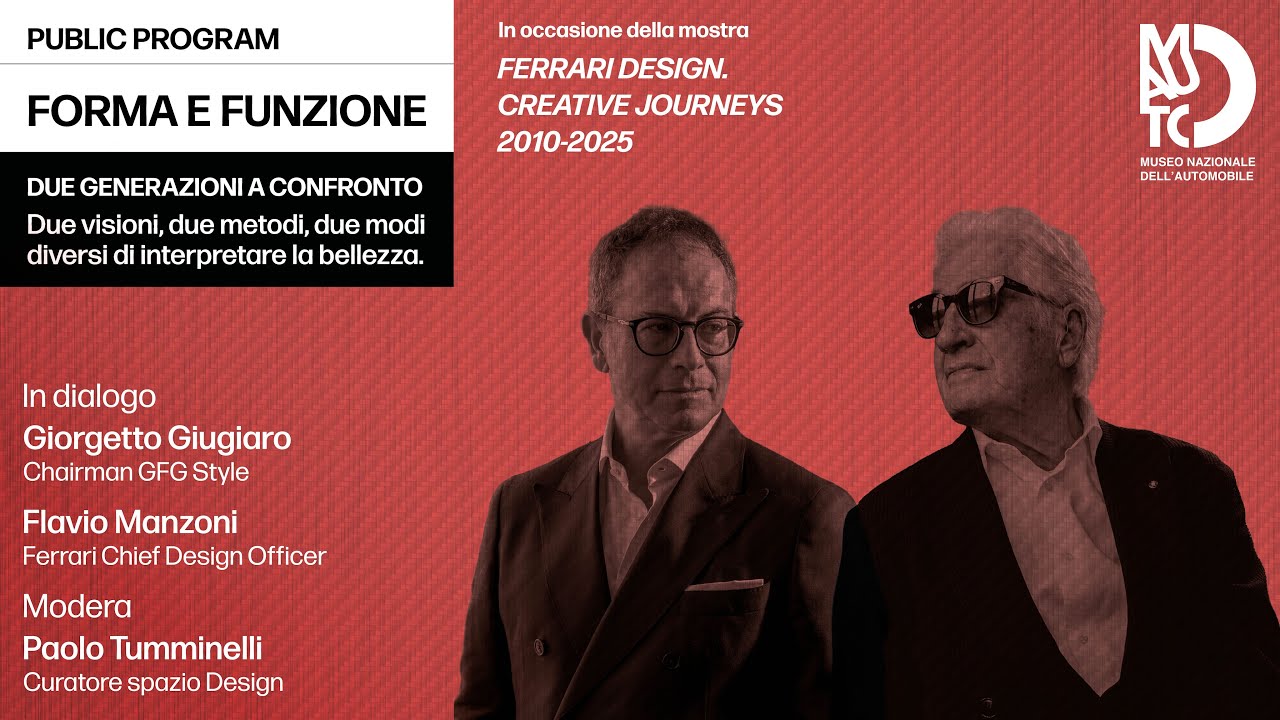 TALK / Forma e Funzione con Giugiaro e Manzoni