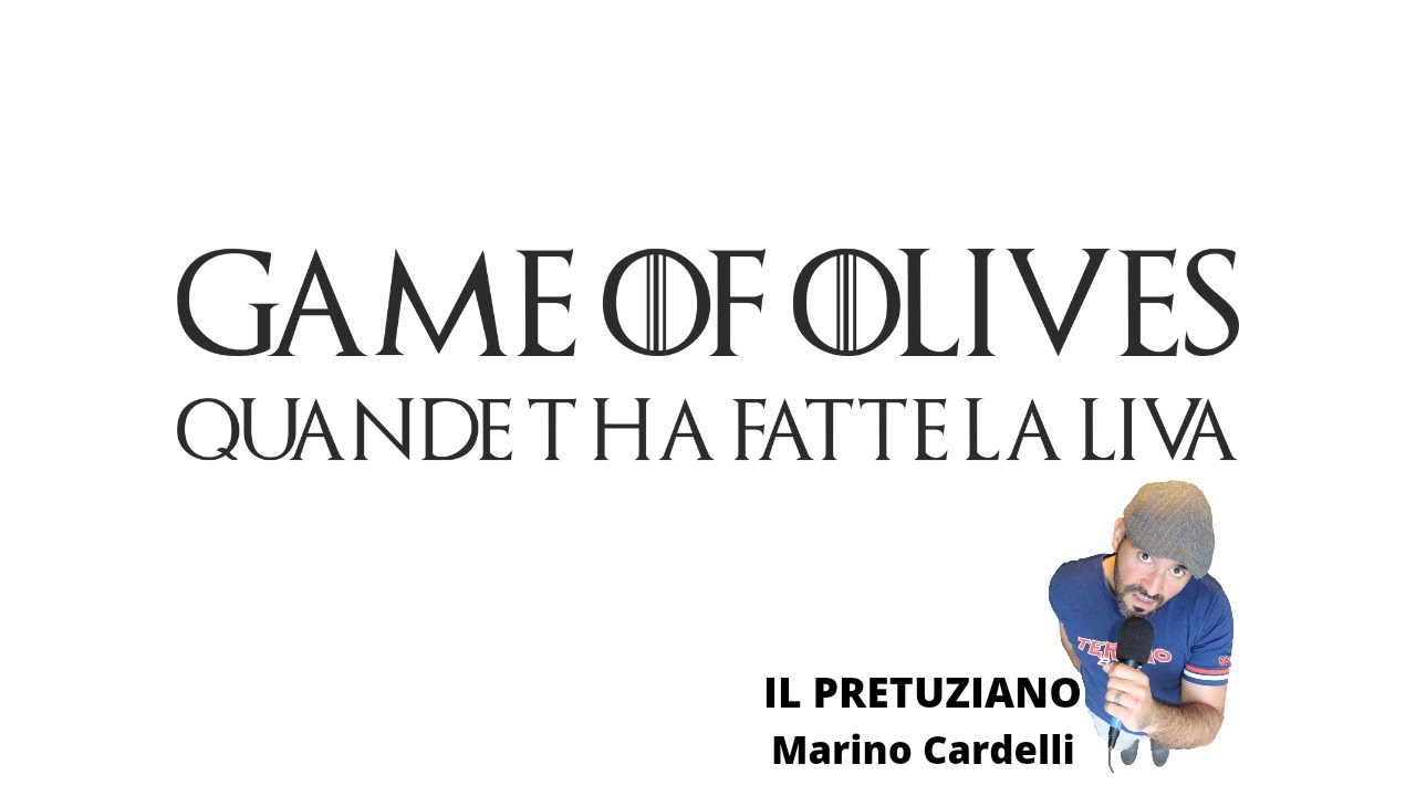 IL PRETUZIANO - GAME OF OLIVES. La serie agricola piú seguita del web.