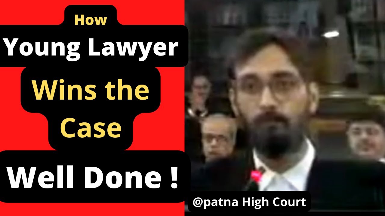 Watch how a young lawyer wins the case  Patna high court stream 2022  #law #legal #patnahighcourt