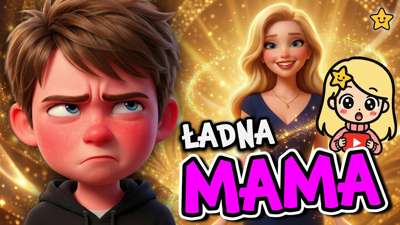 👄👠 Janek ma Ładną Mamę - Opowiadanie z animowanymi ilustracjami - Bajka do słuchania 👄👠