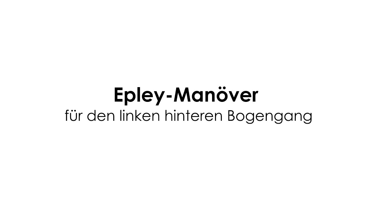 Epley-Manöver links
