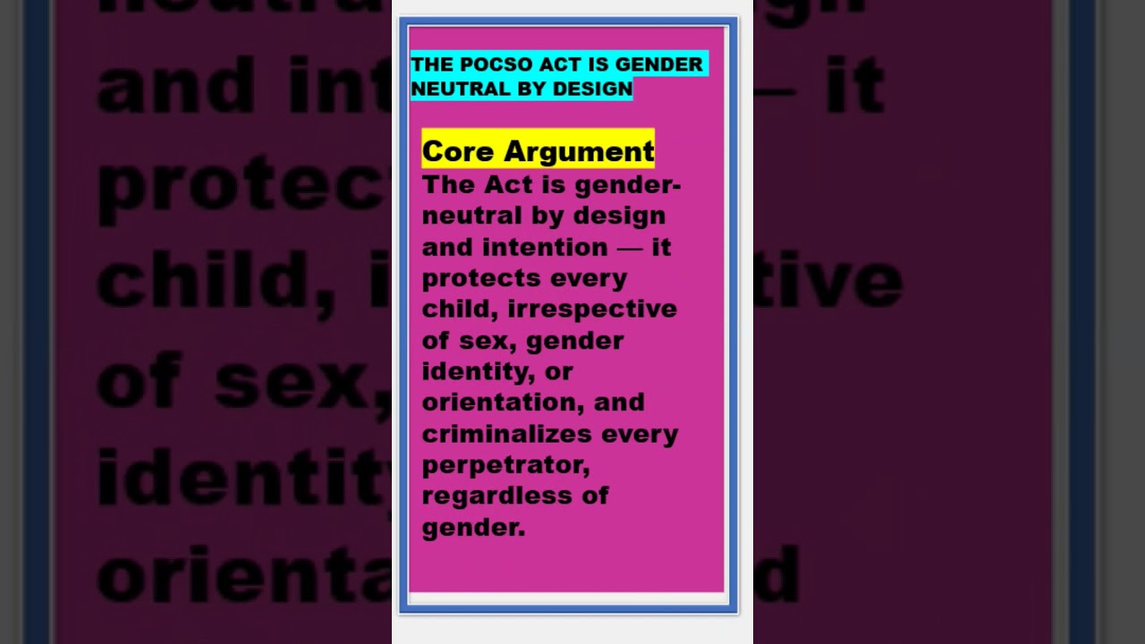 17/11/25 Current Affairs THE POSCO ACT