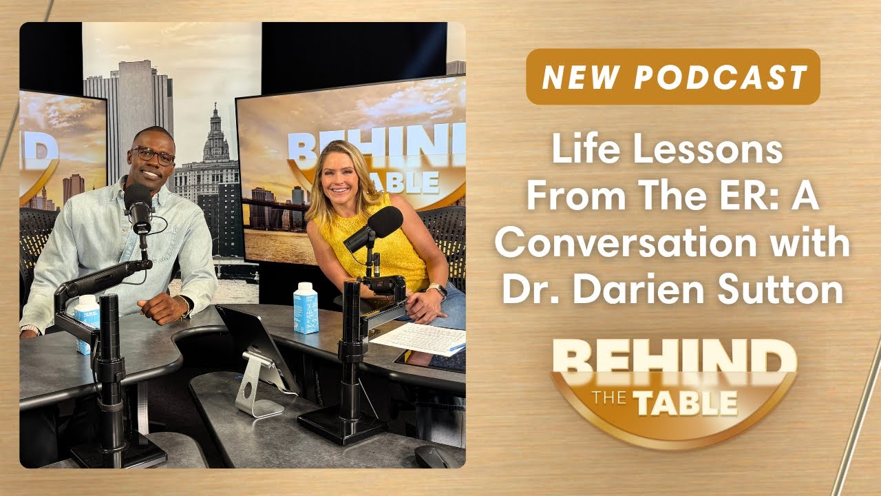 Life Lessons From The ER: A Conversation with Dr. Darien Sutton | Behind the Table