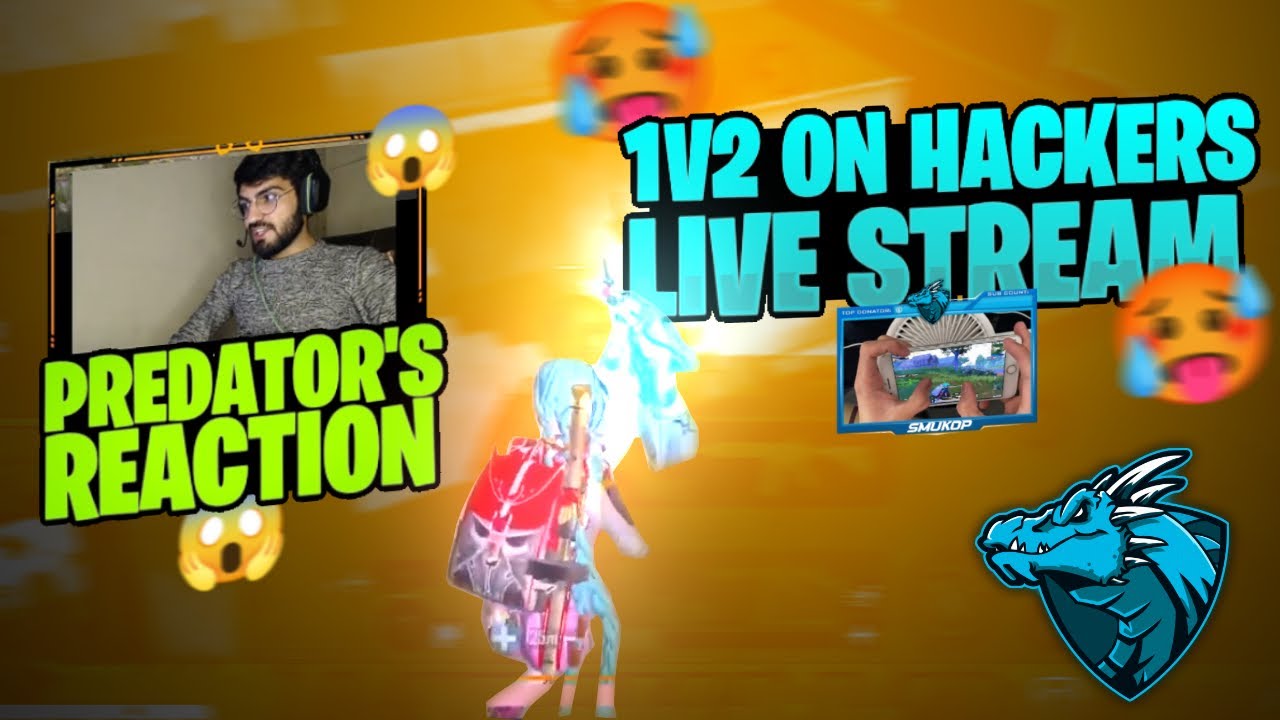 1v2 Cheaters on Live Stream🥵@PredatorPakistan Reaction😍/ Smuk Op
