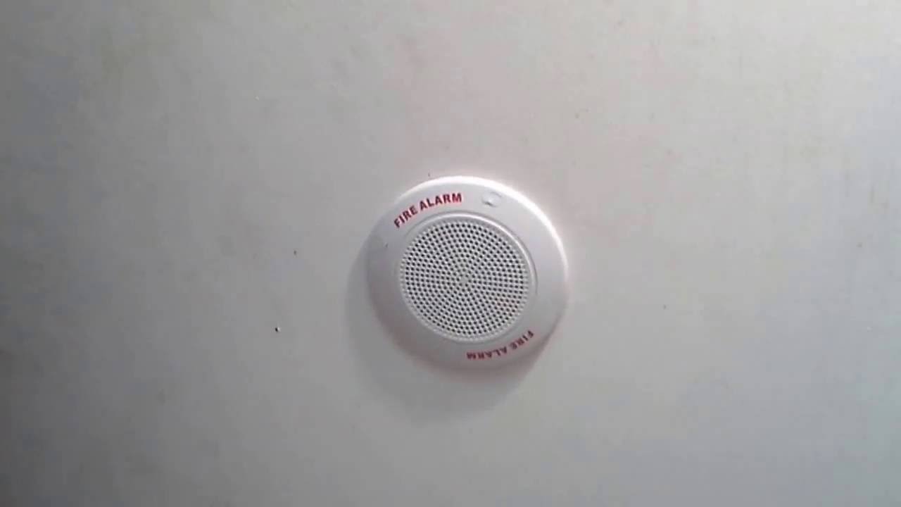 *recovered footage* fire alarm test