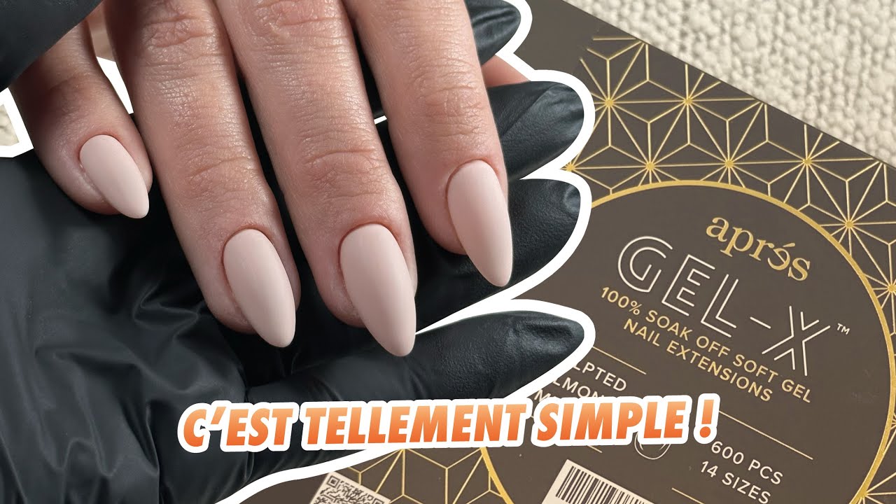 GEL X 💅🏼 je suis VRAIMENT BLUFFÉE par le RÉSULTAT 😍