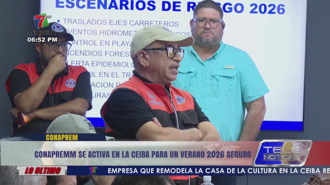 CONAPREMM se activa en La Ceiba para un Verano Seguro 2026