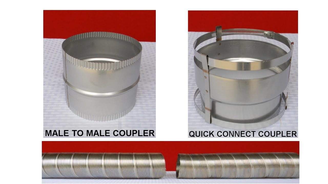 Rock-Flex Chimney Liner Coupler Options