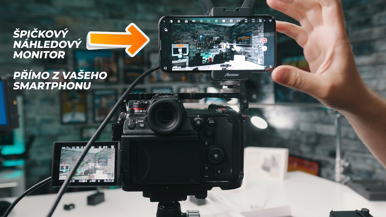 Náhledový monitor z Vašeho smartphonu 🔥NYNÍ -33% BLACK FRIDAY🔥Accsoon CineView