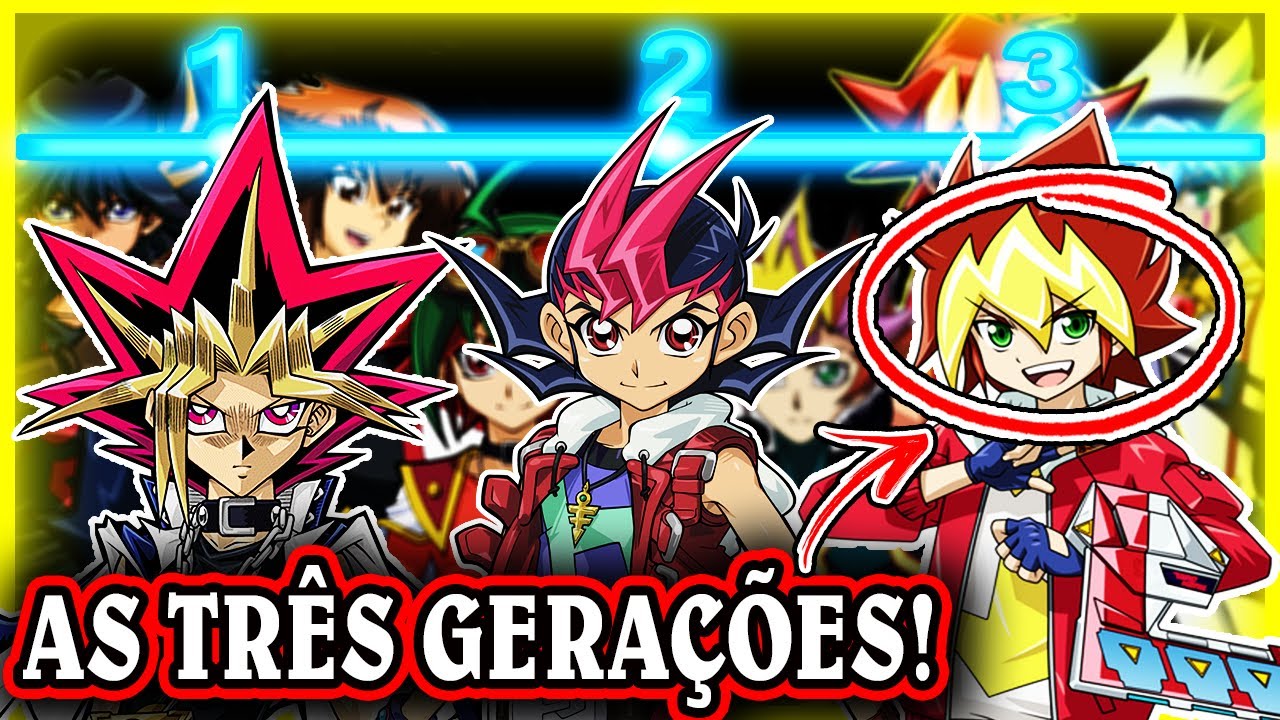 As GERAÇÕES de Yu-Gi-Oh! EXPLICADAS