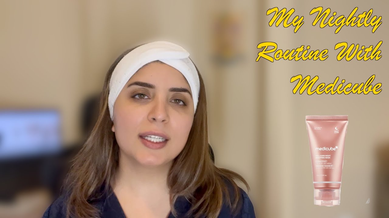 Perfect Face Mask nightly routine !!medicube!! #beautyviame