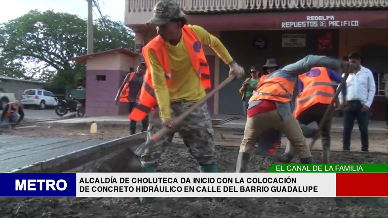 ALCALDÍA DE CHOLUTECA DA INICIO CON LA COLOCACIÓN DE CONCRETO HIDRÁULICO EN CALLE DEL BARRIO GUAD