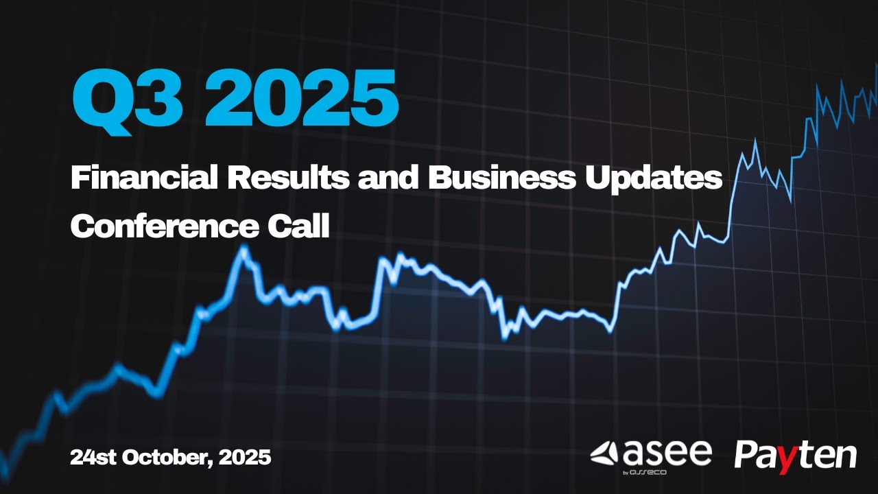 Presentation of ASEE Group Q3 2025 Financial Results