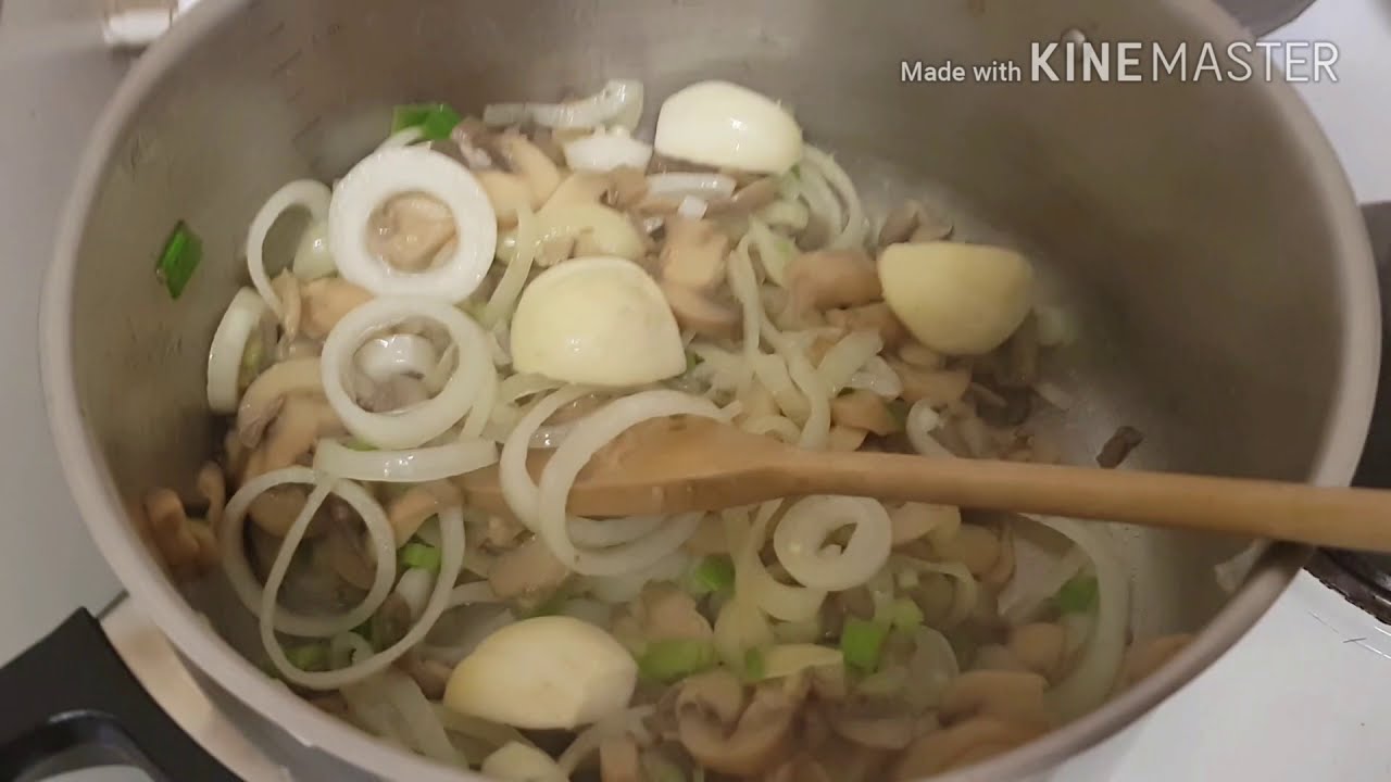 How to cook Spinach & Mushrooms