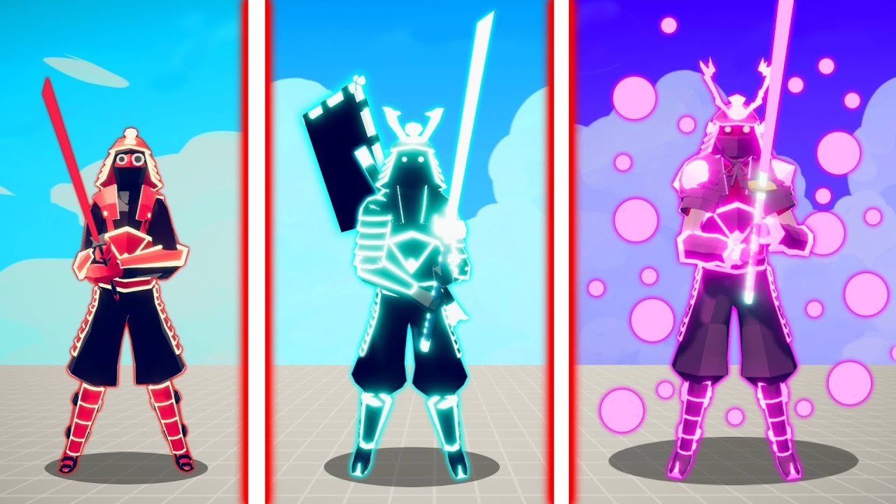 EVOLUTION OF SHADOW SAMURAI | TABS - Totally Accurate Battle Simulator