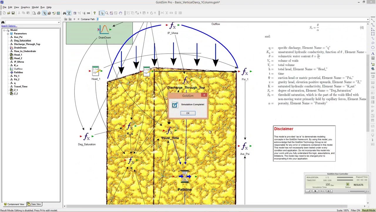 Modeling Unsaturated Flow Using Material Delays