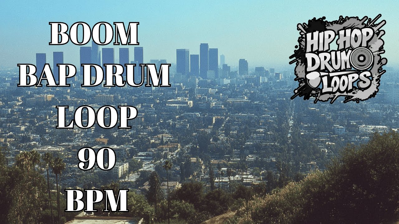 90 BPM Hip Hop Drum Loop – Classic Boom Bap Groove