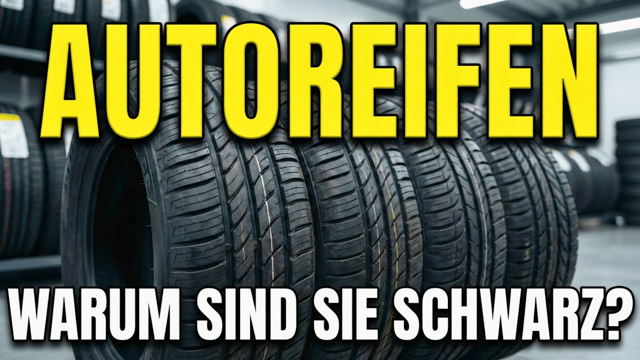 Warum alle Autoreifen SCHWARZ sind! (Die Wissenschaft von Ruß)