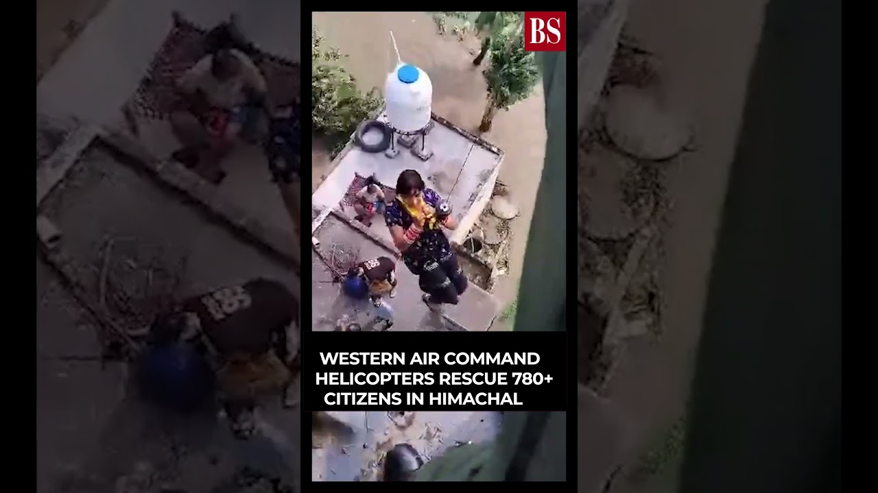 Western Air Command Helicopters rescue 780+ citizens in Himachal