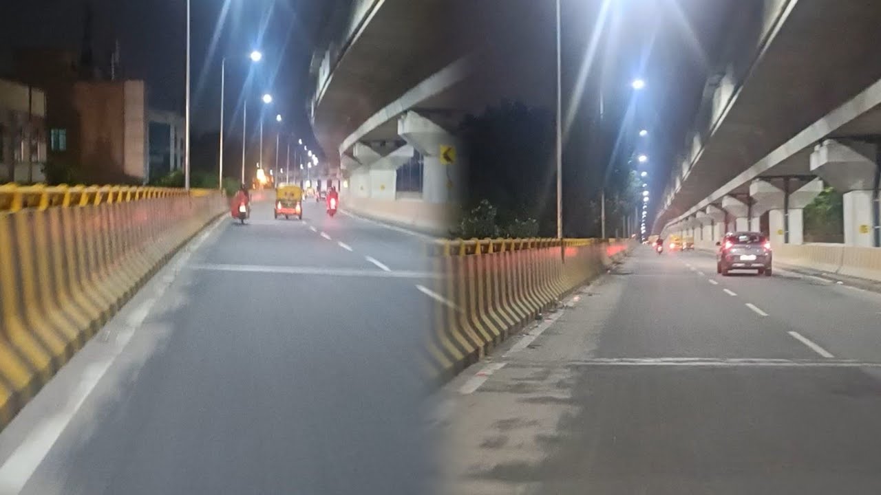 JP nagar to Silk Board Flyover Night Ride - Bangalore 23/10/2024